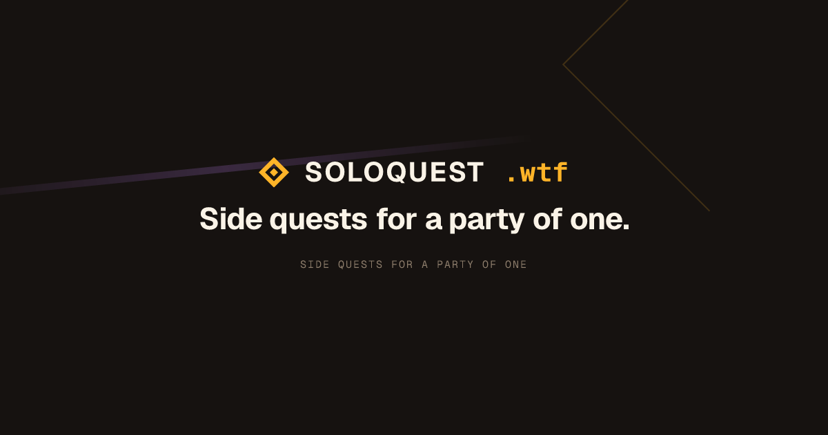 Soloquest — official preview image